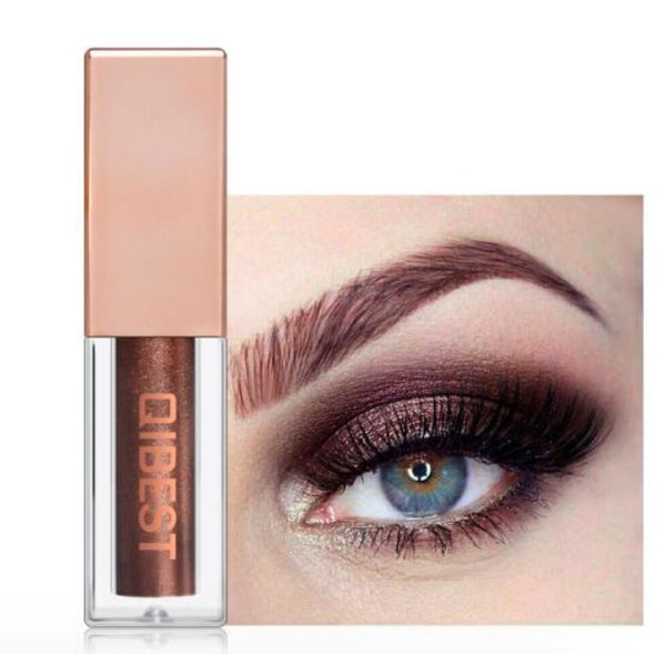 Fard À Paupières Pailleté Liquide - Longue durée Beauté Produit 01# 