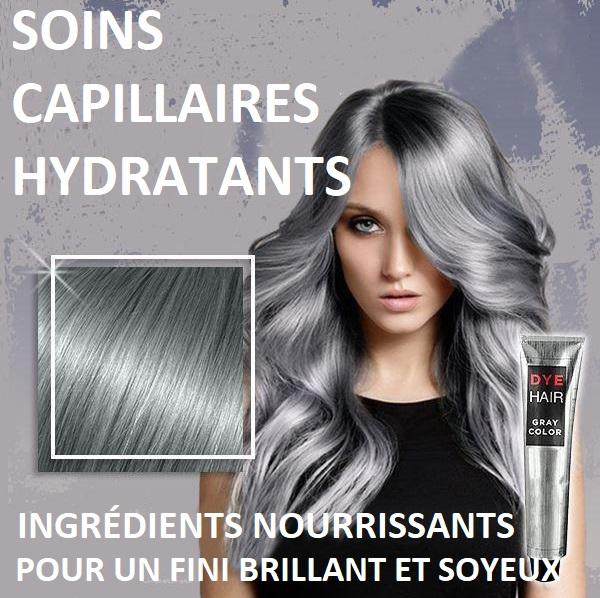 Coloration Cheveux Grise Métallique - ColorHair™ top10 Madame Cosmetique 