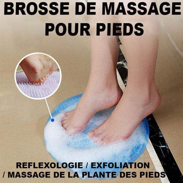 Brosse de Massage Pour Pieds Madame Cosmetique Rose 