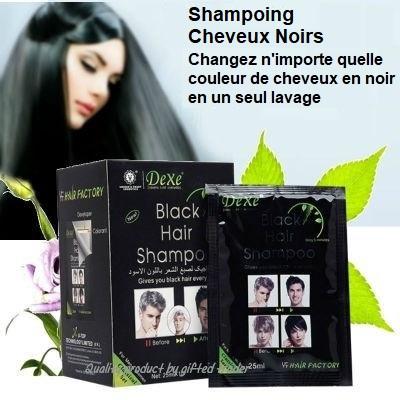 Shampoing Cheveux Noirs - Bruns - Bordeaux Madame Cosmetique 5 Pièces Noir 