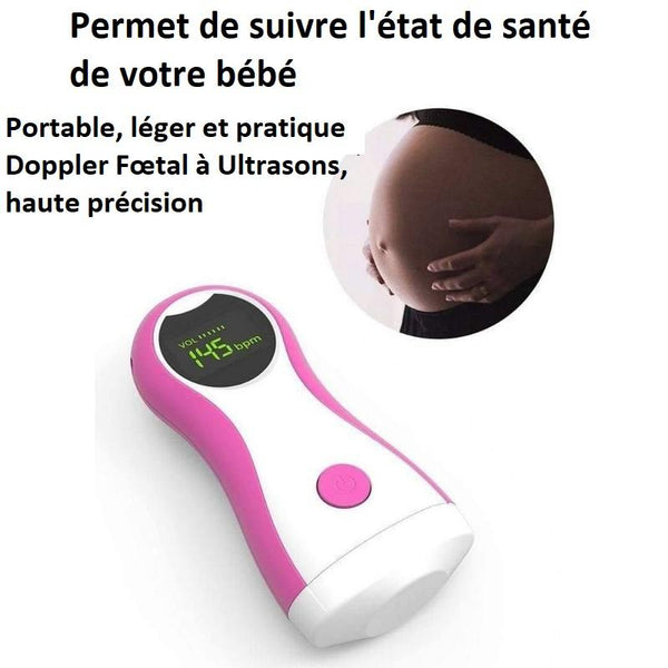 Doppler Fœtal à Ultrasons Portable - BirthCare™ Madame Cosmetique Rose 