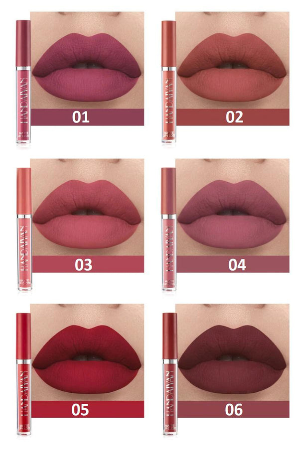 Rouges à Lèvres Brillants (lot de 6) Beauté Produit Intense 