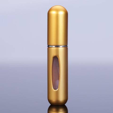 Flacon de parfum de poche Madame Cosmetique 5ml Doré Metal