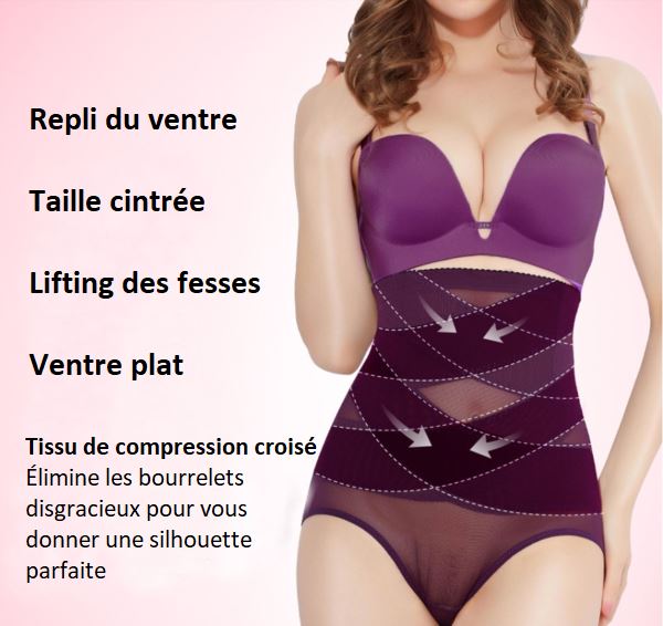 Gaine Amincissante - Ventre Plat Beauté Produit Beige XL 