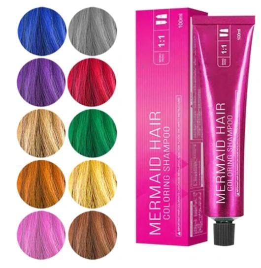 Shampoing Colorant Pour Cheveux - ColorHair™ Madame Cosmetique Rose 
