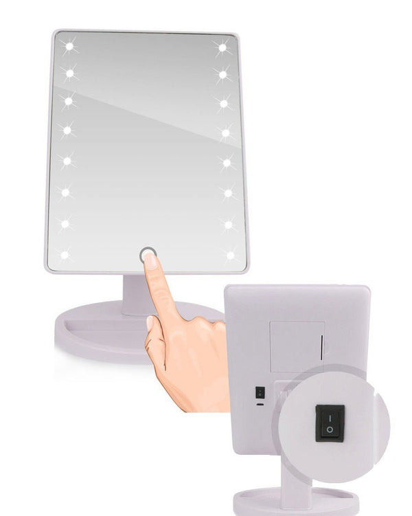 Miroir de star Haute Définition - 16/22 LED et Tactile 123maquillage China 16 LED BLANC 